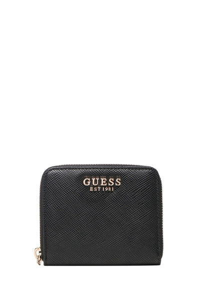 GUESS 2 USCITA Portafoglio Piccolo Donna Laurel Nero