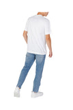 T-Shirt Uomo Logo Frontalem Bianco