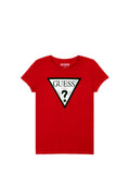 GUESS 2 USCITA T-Shirt Bambina - Rosso