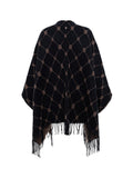 BLUGIRL Poncho Donna - Nero