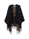 BLUGIRL Poncho Donna - Nero