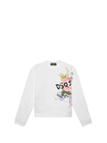 DSQUARED2 STC Felpa Bambina - Bianco