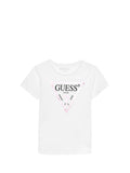 GUESS 1 USCITA T-Shirt Bambina - Bianco