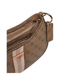 GUESS 2 USCITA Borsa a Tracolla Donna - Beige