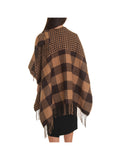 LIU JO SOFT1 Poncho Donna - Marrone