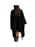 LIU JO SOFT1 Poncho Donna - Nero