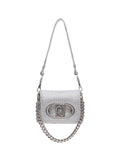 Liujo Accessori Icon Borsa a Spalla Donna - Argento