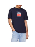 TOMMY JEANS 1USCITA T-Shirt Uomo - Blu