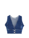 TOMMY JEANS 1USCITA Top Donna - Blu