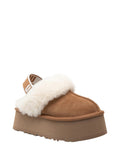 UGG Eskimo Boots Bambina color ciliegia con fodera in lana rigenerata