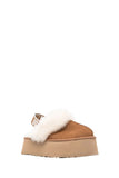 UGG Eskimo Boots Bambina color ciliegia con fodera in lana rigenerata