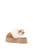 UGG Eskimo Boots Bambina color ciliegia con fodera in lana rigenerata