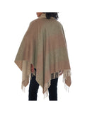 YES ZEE Poncho Donna - Beige