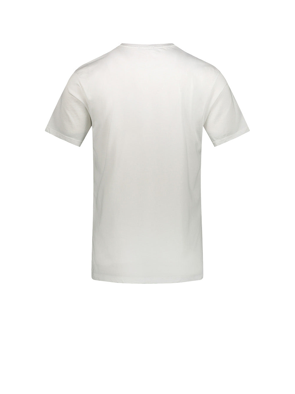 T-Shirt Scollo A V Bianco