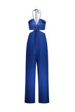 Tuta Jumpsuit A Palazzo Con Top Bluette