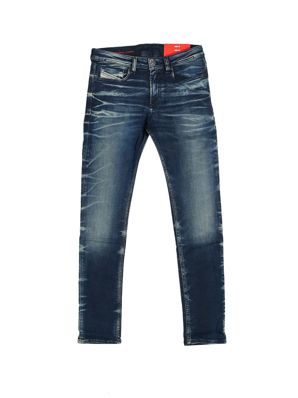 Jeans Bimbo con tasche e zip