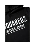 DSQUARED2 PRE Bermuda Logo Frontale Nero