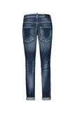 Jeans Bambino modello cinque tasche con zip