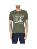 AERONAUTICA MILITARE T-shirt Uomo Verde in cotone con stampa