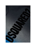 DSQUARED2 T-shirt Ragazzo Nero in cotone con logo