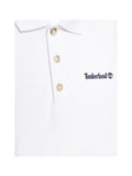 TIMBERLAND Polo a maniche corte Uomo Bianca con logo sul petto