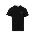 VERSACE JEANS COUTURE T-shirt Uomo Nera in cotone con logo