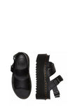 DR MARTENS Sandali Platoform Donna VOSS II Quad Nero